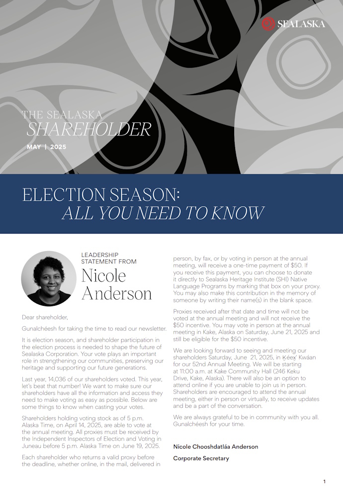 2025 May Shareholder Newsletter
